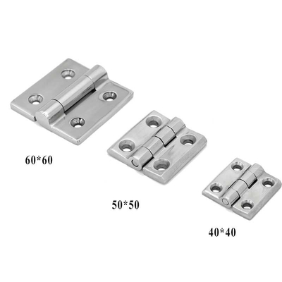 40*40mm উচ্চ শক্তি SS304 হেভি ডিউটি ​​হিংস 180 ডিগ্রী নৌকা সামুদ্রিক জন্য