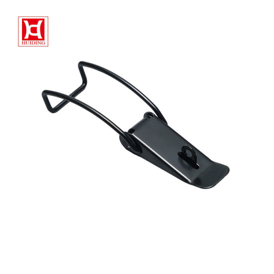 DK020G ব্ল্যাক স্প্রিং লোড করা টগল ল্যাচ জিঙ্ক ধাতুপট্টাবৃত